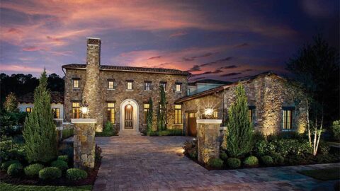 Single-Story, 5-Bedroom Stunning Tuscan Abode (Floor Plan)