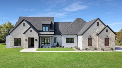 Exclusive Single-Story Home With Private Master Suite And 4-Car Garage (Floor Plan)