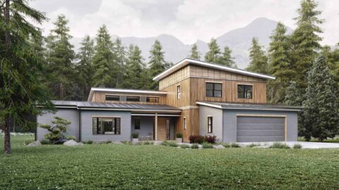 Double-Story, 3-Bedroom House With 2-Car Garage (Floor Plans)