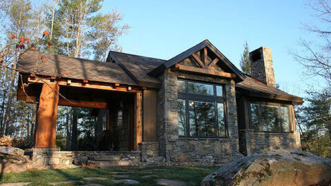 Single-Story Weekend Mountain Escape (Floor Plan)