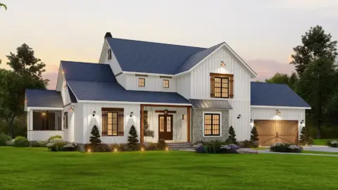 Double-Story, 4-Bedroom Barnwood B (Floor Plan)