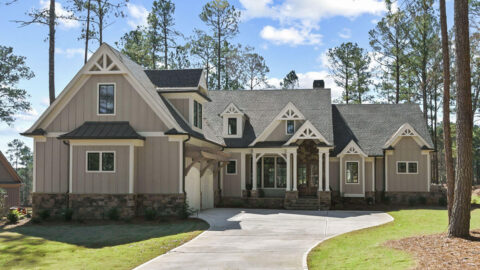 Double-Story, 4-Bedroom Country Craftsman House with Serene Master Suite and Three Fireplaces (Floor...