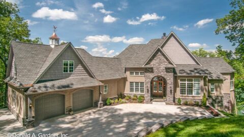 Mountain Craftsman Home With Owner's Suite, Bonus Room & 3-Car Garage (Floor Plans)