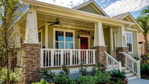Single-Story, 3-Bedroom Bungalow House with Attached Garage (Floor Plan)
