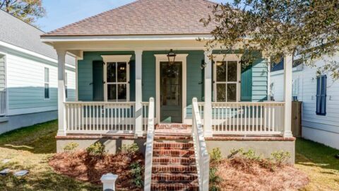 3-Bedroom Elongated House with Rear Garage (Floor Plans)