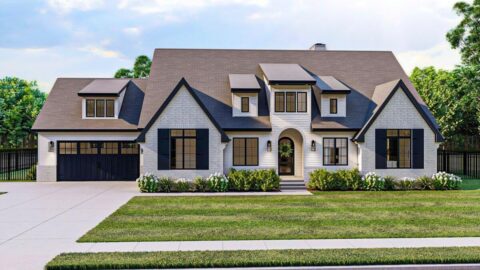 3-Bedroom Modern Cottage House (Floor Plans)