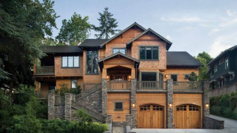 Double-Story, 4-Bedroom Stonington House With 2-Car Garage (Floor Plans)