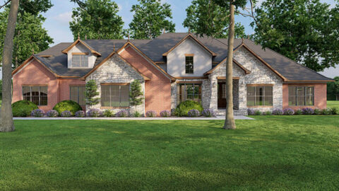 House Under 2,800 Square Feet with a Vaulted Great Room and Bonus Expansion (Floor Plans)