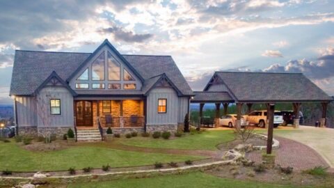Single-Story Exclusive Mountain Home (Floor Plans)