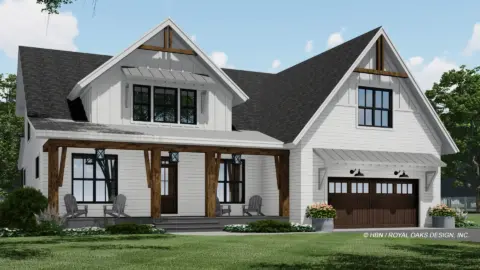 Double-Story, 4-Bedroom Brushy Creek House (Floor Plans)