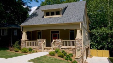 4-Bedroom Kensington II - A: Craftsman style bungalow (Floor Plans)