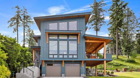 Double-Story, 3-Bedroom Contemporary Bright Modern Style House (Floor Plans)