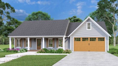Single-Story, 3-Bedroom Stonebrook Exclusive Affordable Ranch Style House (Floor Plans)
