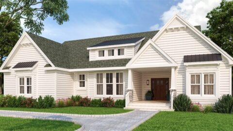 3-Bedroom Jasper IV: Charming Craftsman Style House (Floor Plans)