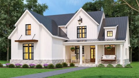 3-Bedroom Cranberry Gardens Charming Farmhouse Style House (Floor Plans)
