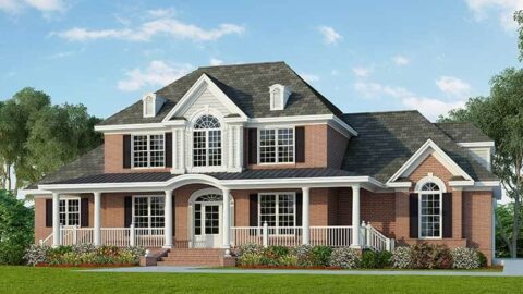 5-Bedroom The Fitzgerald: Traditional Executive Home (Floor Plans)