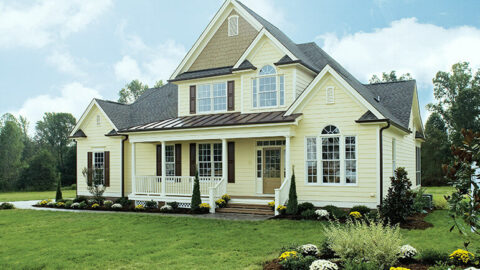Double-Story, 4-Bedroom The Derbyville Classic Country Home (Floor Plans)