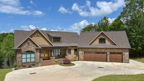 Single-Story, 3-Bedroom The Oliver Rustic Craftsman Home With 2-Car Garage (Floor Plans)
