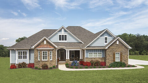 Single-Story, 4-Bedroom The Peyton: European inspired house (Floor Plans)