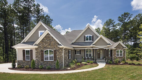 4-Bedroom The Wilkerson: One story house with a rustic exterior (Floor Plans)