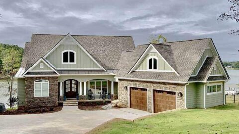 4-Bedroom The Butler Ridge: Craftsman Design with a Hillside-Walkout Basement (Floor Plans)