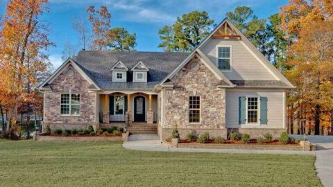 Double-Story, 4-Bedroom The Brodie Craftsman Home With Walkout Basement (Floor Plans)
