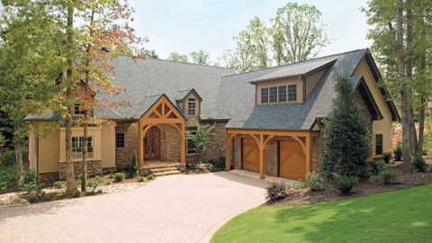 Double-Story, 4-Bedroom The Gilchrist Craftsman Home (Floor Plans)