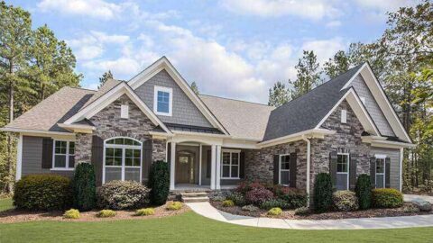 Single-Story, 4-Bedroom The Satchwell: Thoughtful Craftsman Design (Floor Plans)