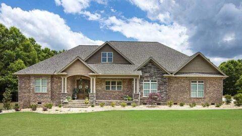 The Fletcher Craftsman-Style Ranch Home (Floor Plans)