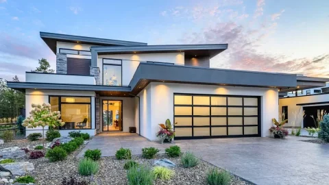 3-Bedroom Mid-Century Modern House with Covered Rear Patio (Floor Plans)