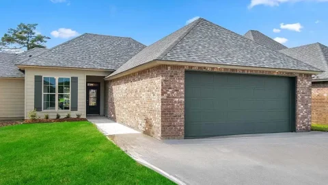 Acadian-Style House with 4 Beds and a 2-Car Garage (Floor Plan)
