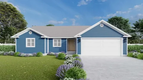 3-Bedroom Traditional Ranch Home (Floor Plans)