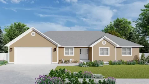 3-Bedroom House with Lower Level Expansion (Floor Plans)