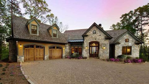 4-Bedroom The Laurelwood: Walkout Basement Floor with a Rustic Facade (Floor Plans)