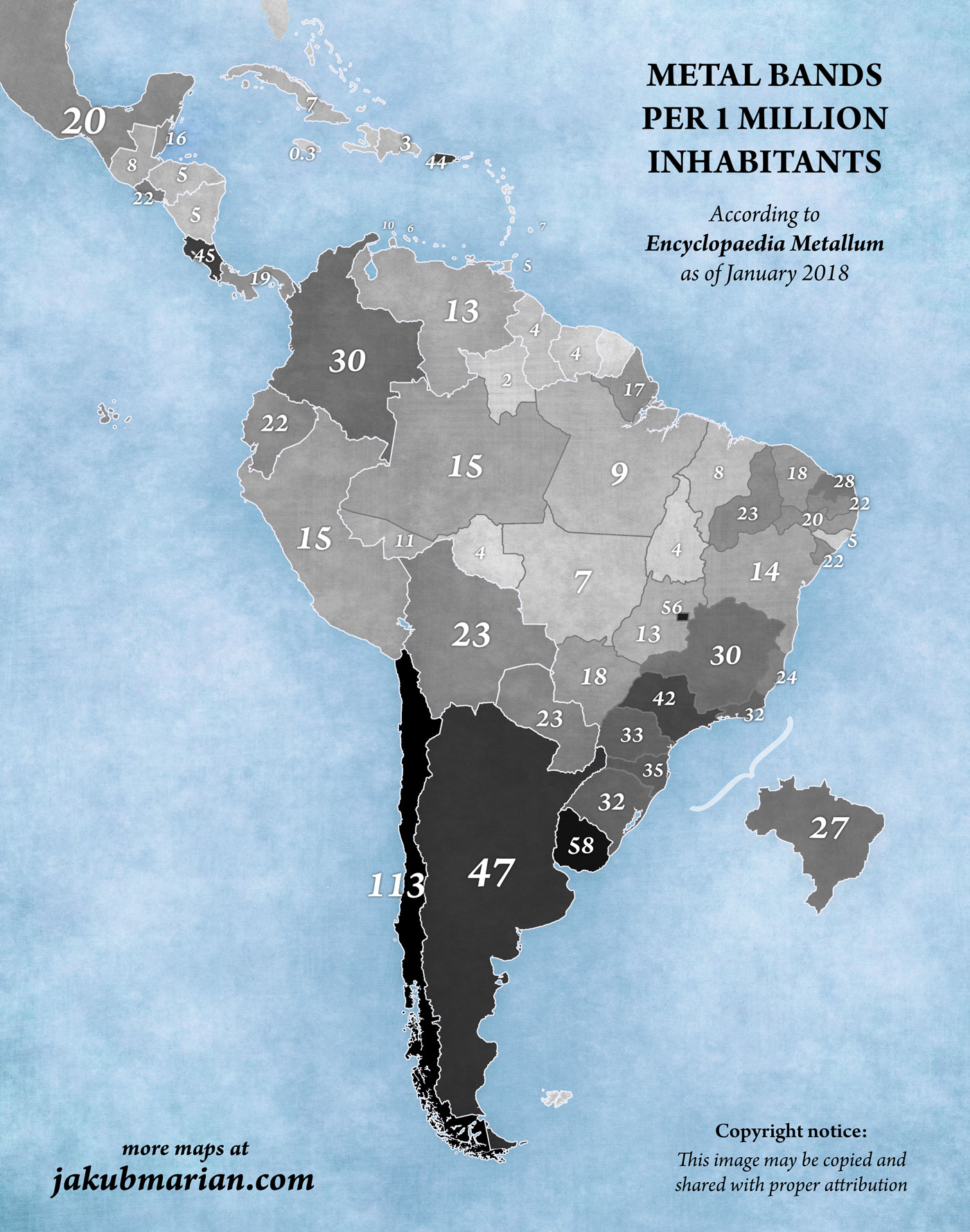 Metal Bands in South America