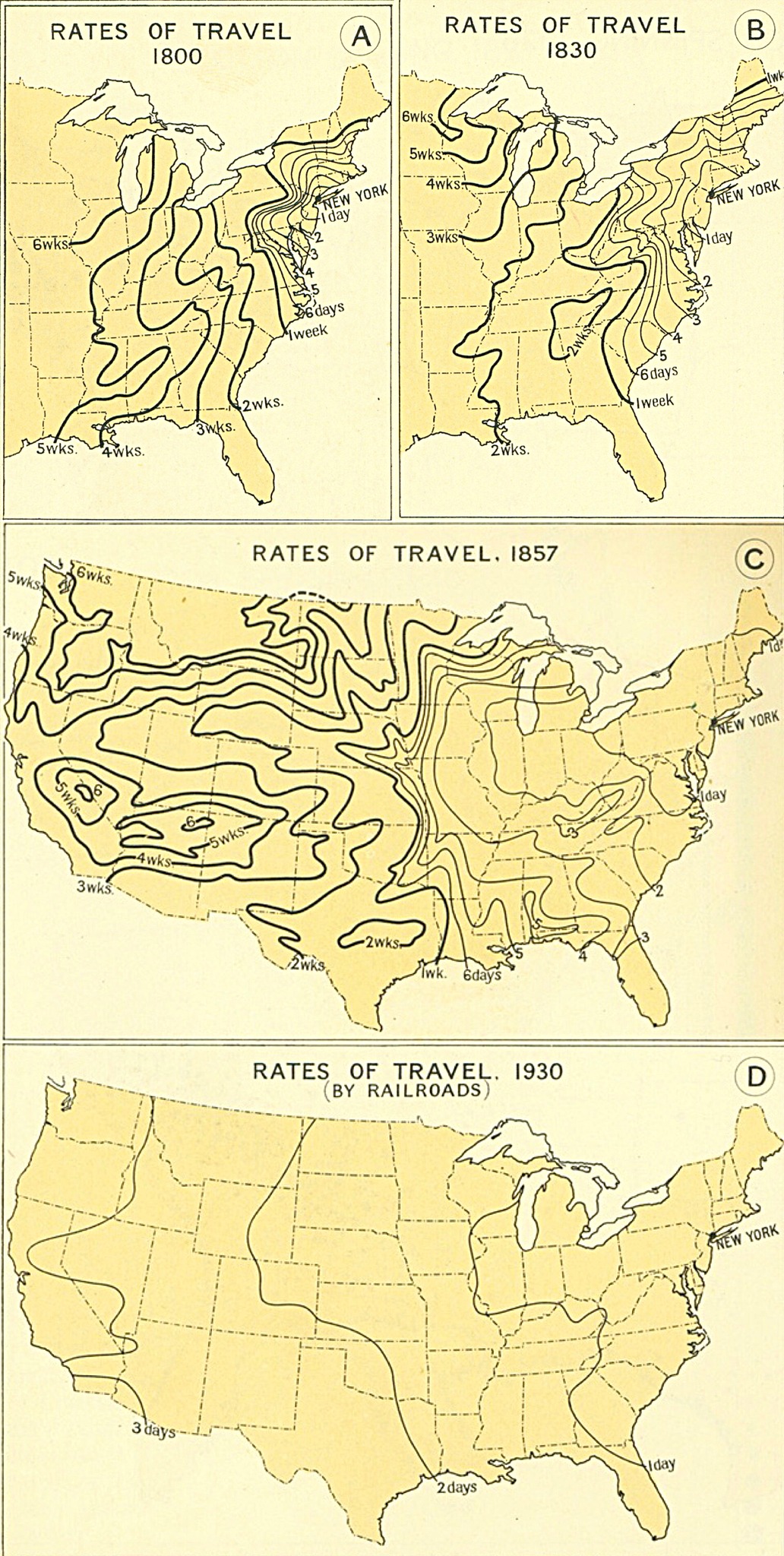 Travel From NYC to Rest of the U.S.