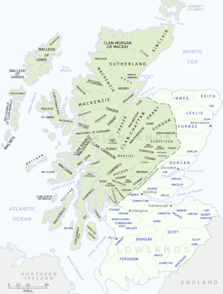 Scotland's Highland & Lowland Clans