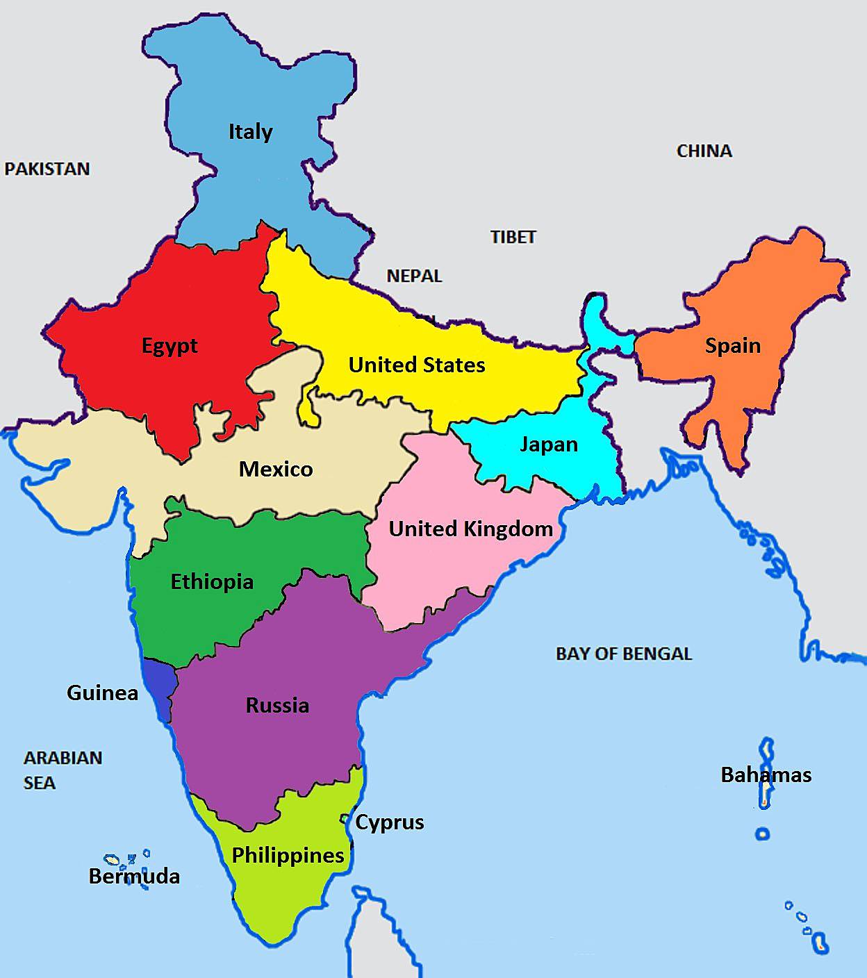 Comparing India's States with Other Countries