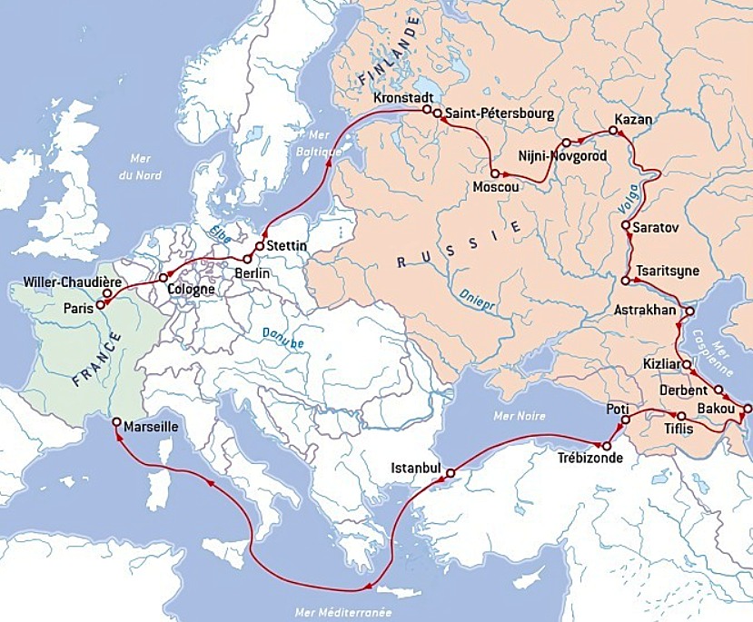 Dumas' 2-Year Journey to Russia