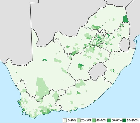 Where Do South Africans Actually Live This Map Tells the Story