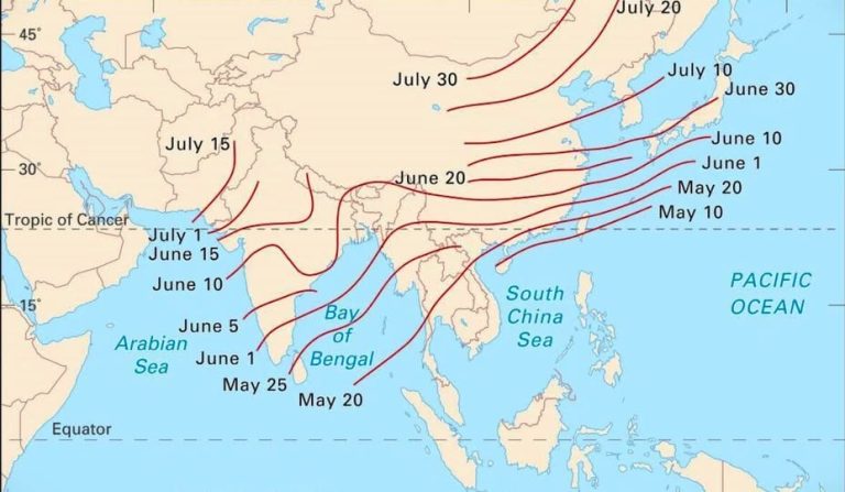 Chasing the Monsoon How Asia's Life-Giving Rains March Across a Continent