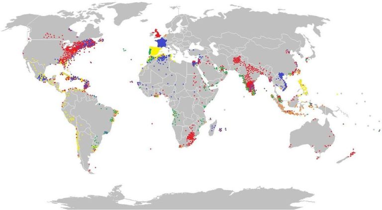 The World's Colonial Footprint How a Few European Nations Shaped the Entire Globe