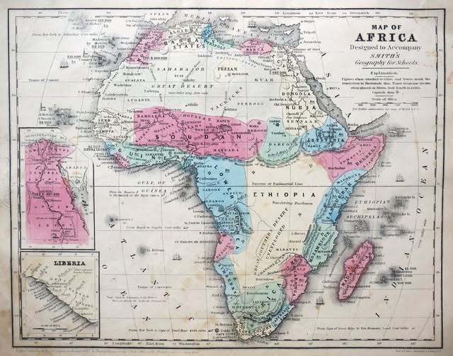 When Africa Looked Like This A 19th Century Map That Tells a Fascinating Story