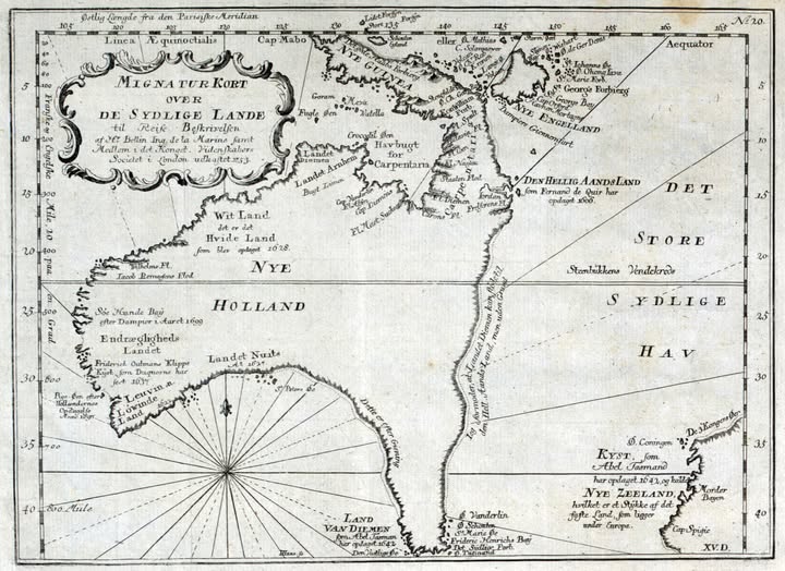 When the World Was Still Being Drawn A Rare 18th Century Map of the Southern Lands