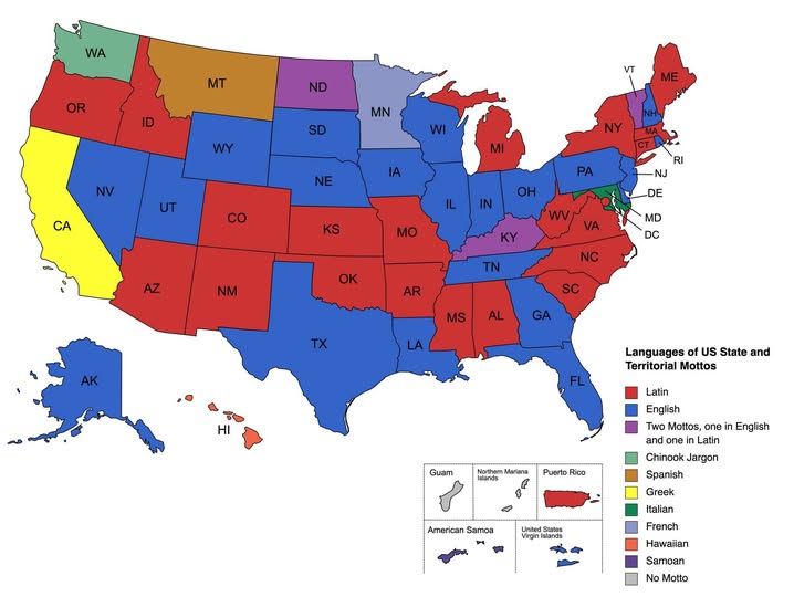 Why Is Latin Still Running America The Surprising Languages Behind Every State Motto